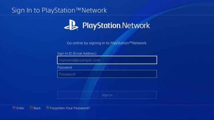 sign in Playstation Account