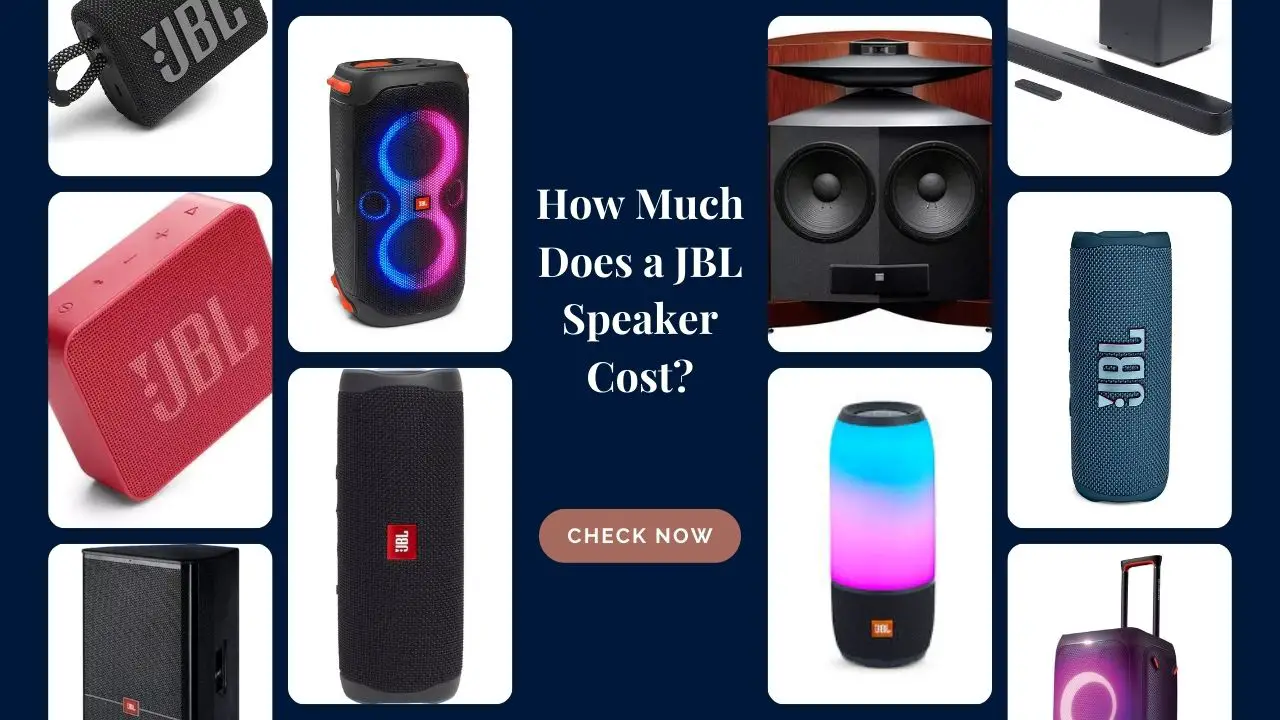 How Much Does a JBL Speaker Cost