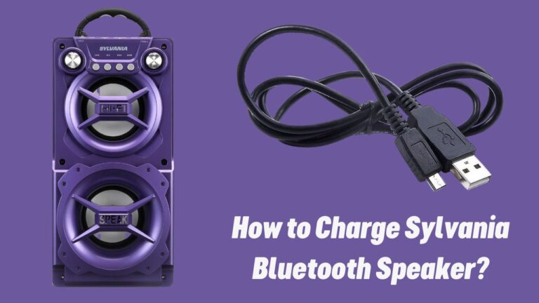 How to Charge Sylvania Bluetooth Speaker
