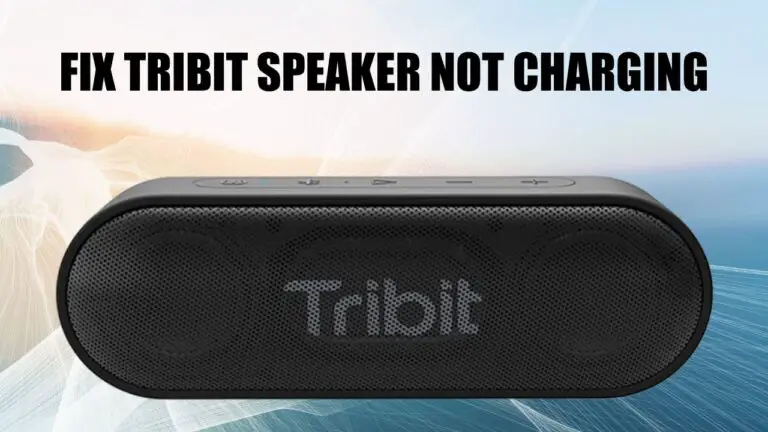 Fix Tribit Speaker Not Charging