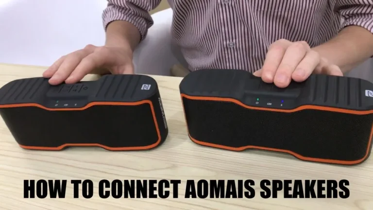 How to Connect Aomais Speakers